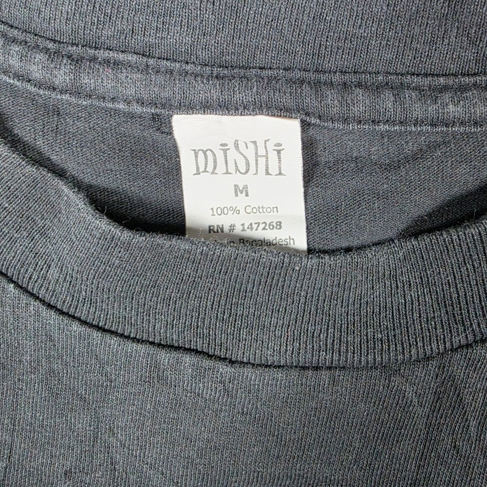 Mishi I Heart LA Graphic T-Shirt Mens‎ Medium Black Red Heart Souvenir Tee - Picture 4 of 6